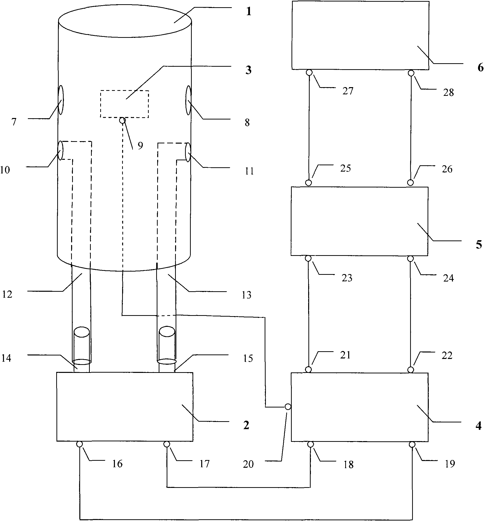 Digital crosswind sensor for monitoring wind speed and wind direction of crosswind