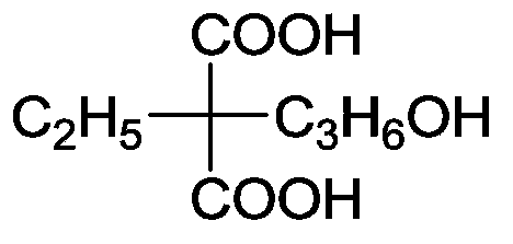 Method for preparing vinpocetine intermediate gamma-hydroxypropyl-ethylmalonic acid