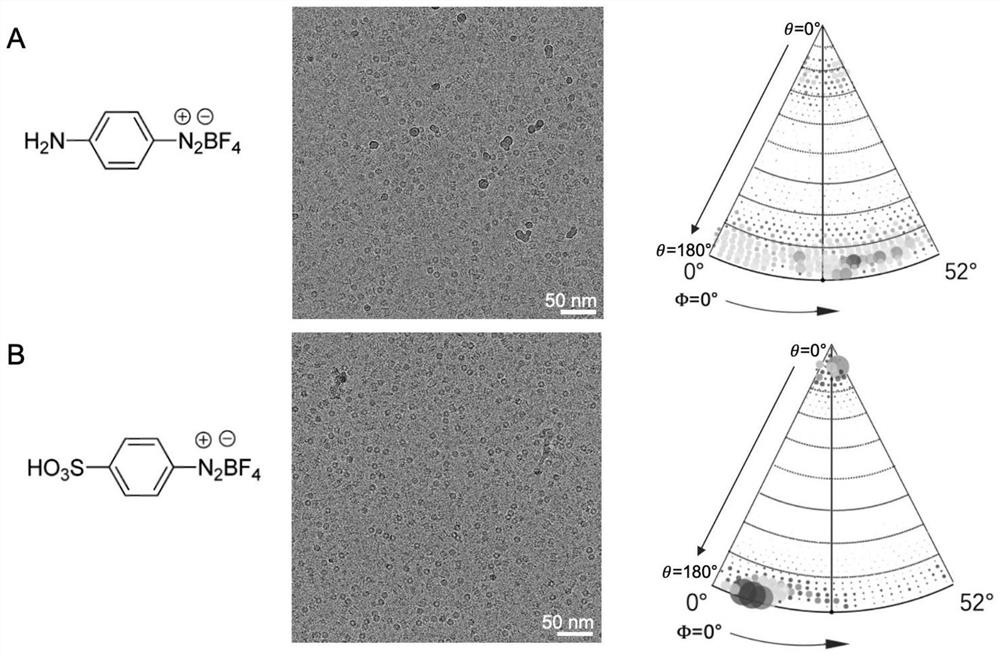 Preparation method of electrically functionalized graphene electron microscope grid