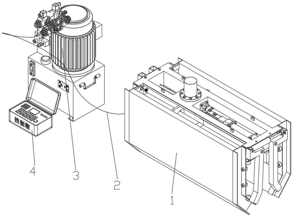 A kind of underwater anchor chain automatic cleaning device and cleaning method thereof