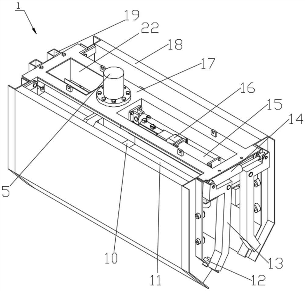 A kind of underwater anchor chain automatic cleaning device and cleaning method thereof