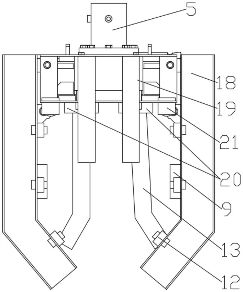 A kind of underwater anchor chain automatic cleaning device and cleaning method thereof