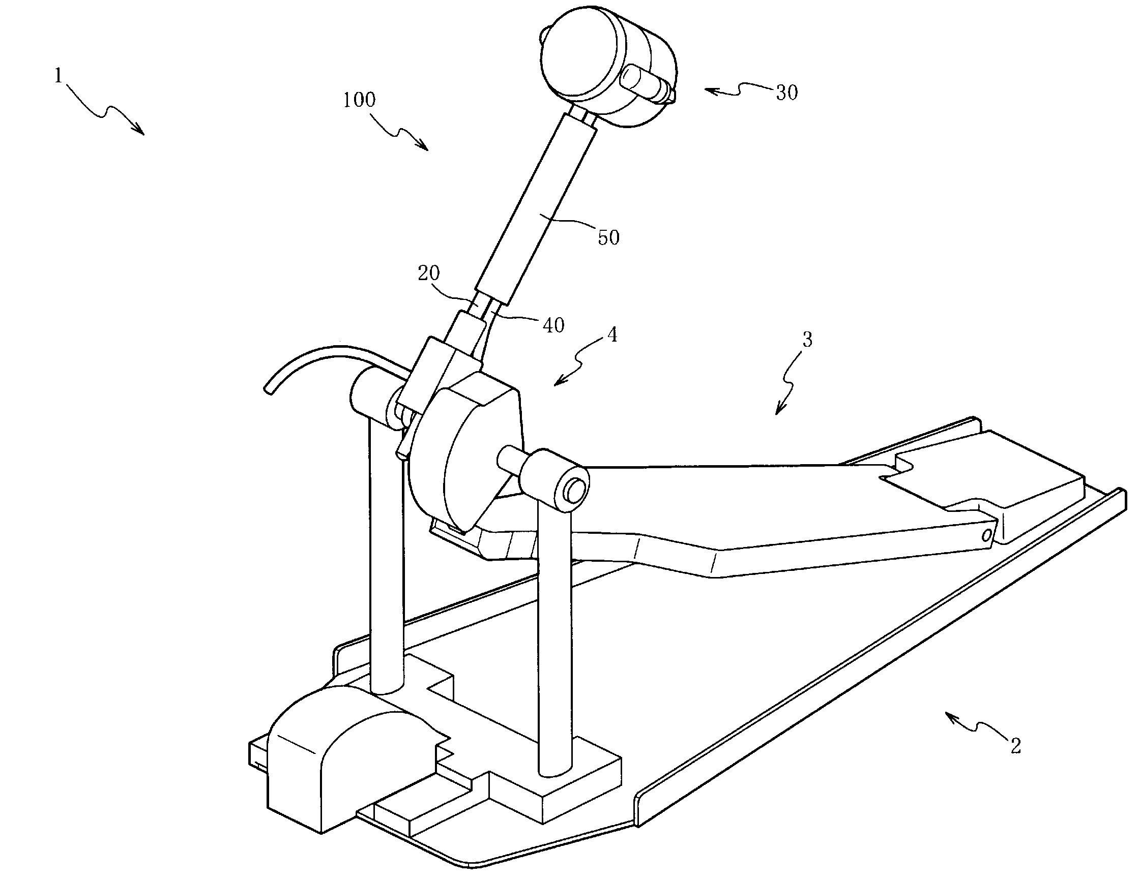 Stroke sensing device for percussion instruments