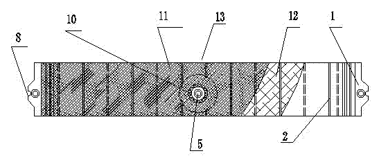 Supporting plate for flat membrane elements as well as flat membrane elements and flat membrane components