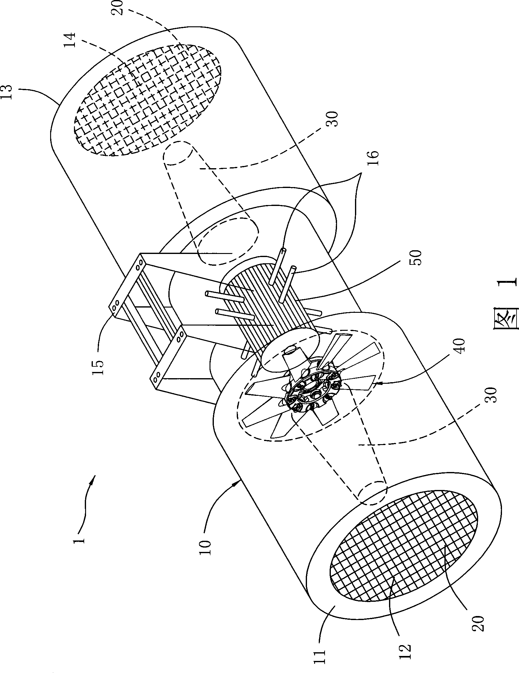 Impeller structure of ventilator