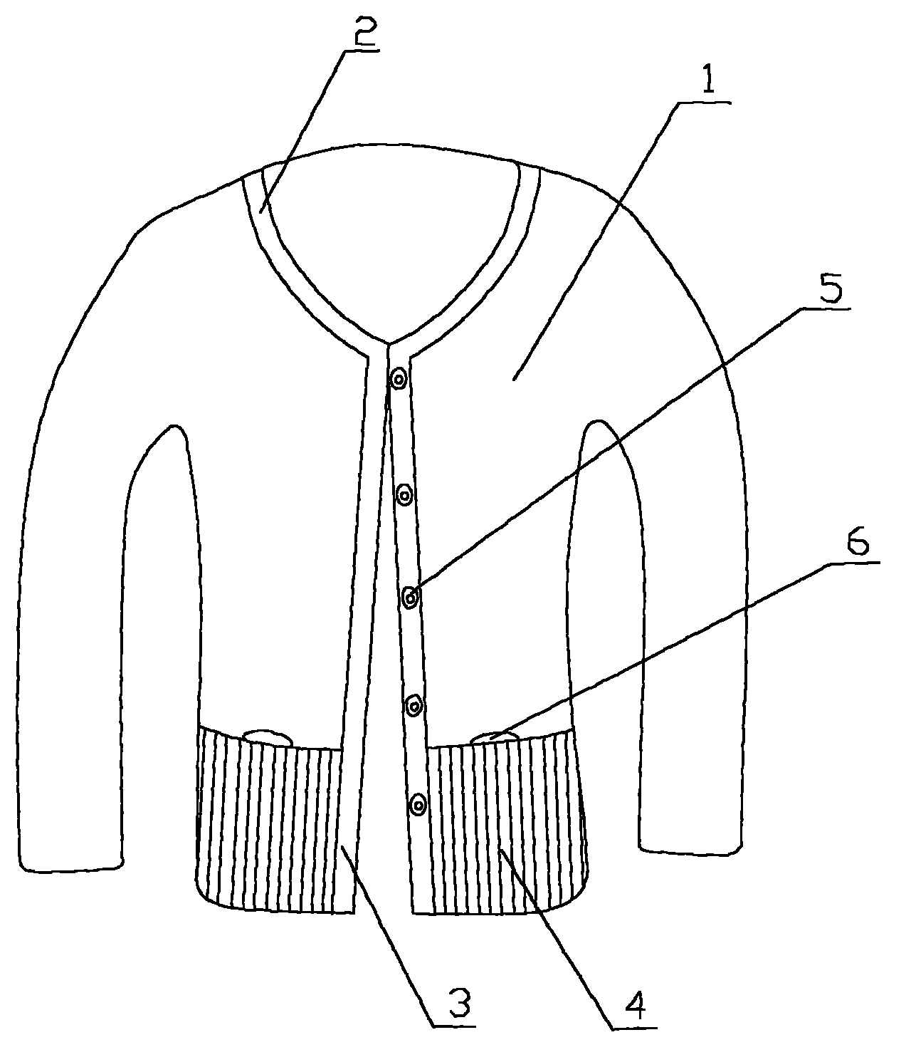 High-color-and-luster-degree cashmere sweater convenient to wear