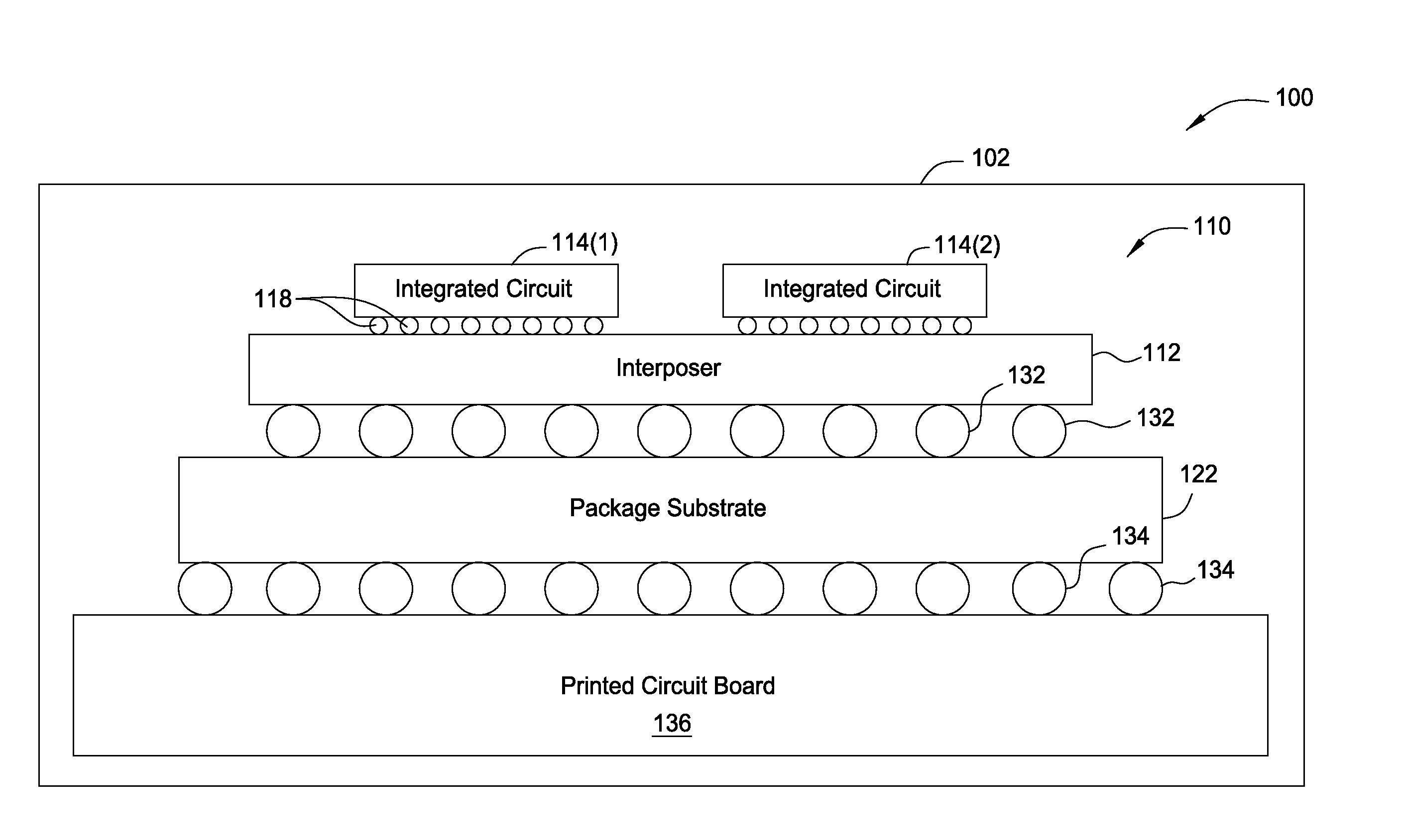 Thin profile metal trace to suppress skin effect and extend package interconnect bandwidth