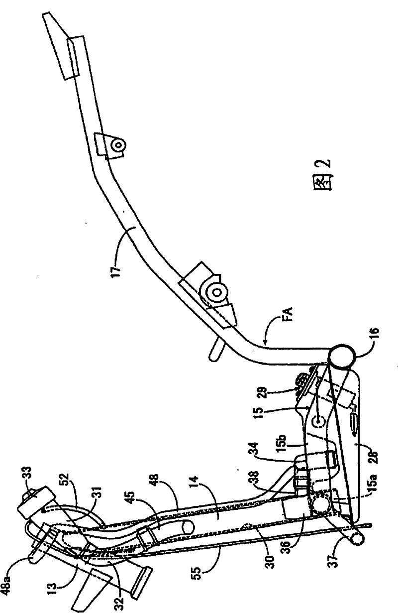 Fuel supply structure for small-type vehicle