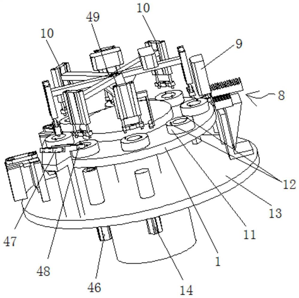 Total detection machine for gear shifting shaft