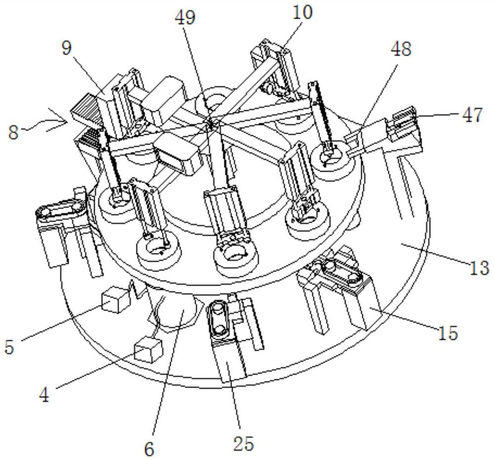 Total detection machine for gear shifting shaft