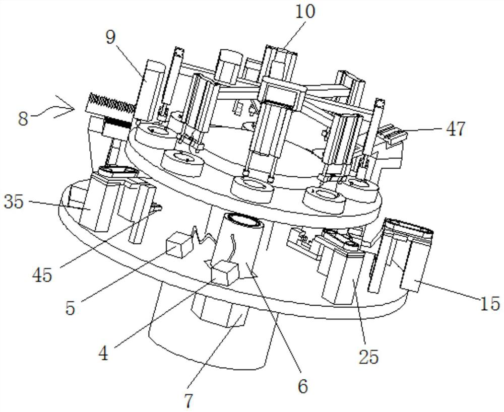 Total detection machine for gear shifting shaft