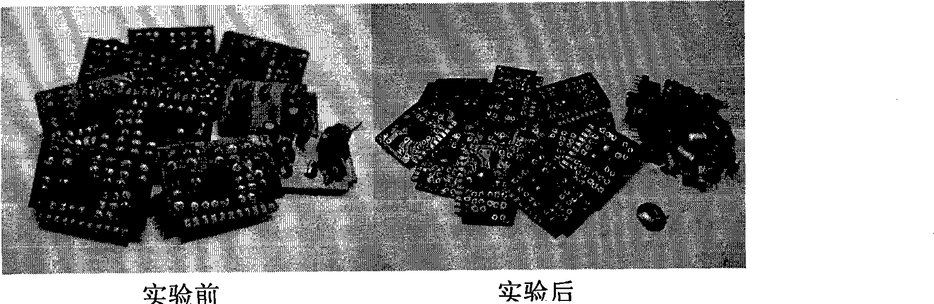 Technique and device for effectively recovering waste printed circuit boards solder