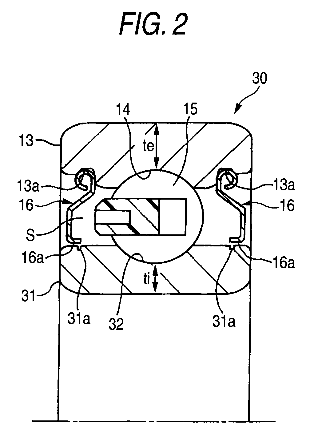 Rolling element bearing and motor