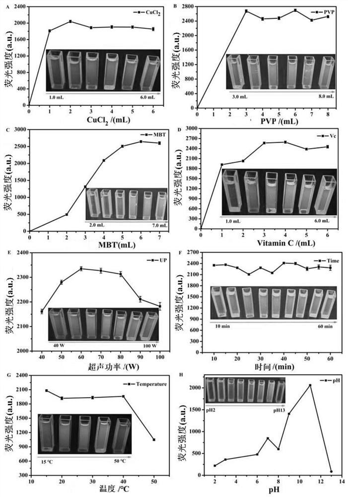 Fluorescent copper nanocluster and preparation method and application thereof