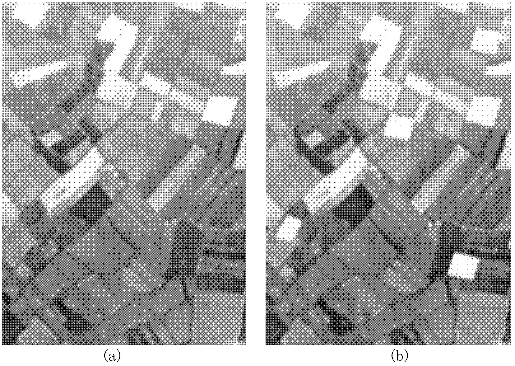 SAR image change detection method based on image cutting