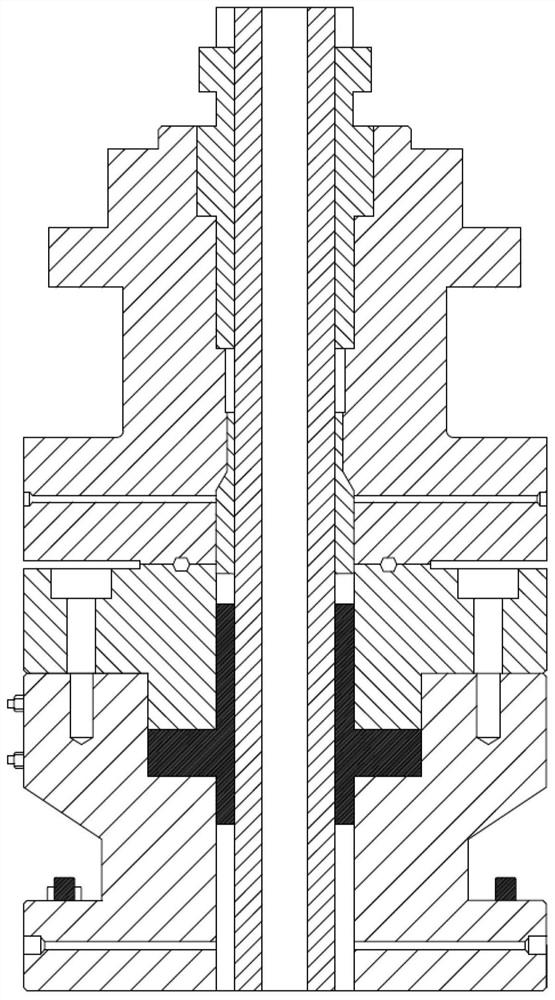 Under-pressure drilling device for oil-gas well mouth