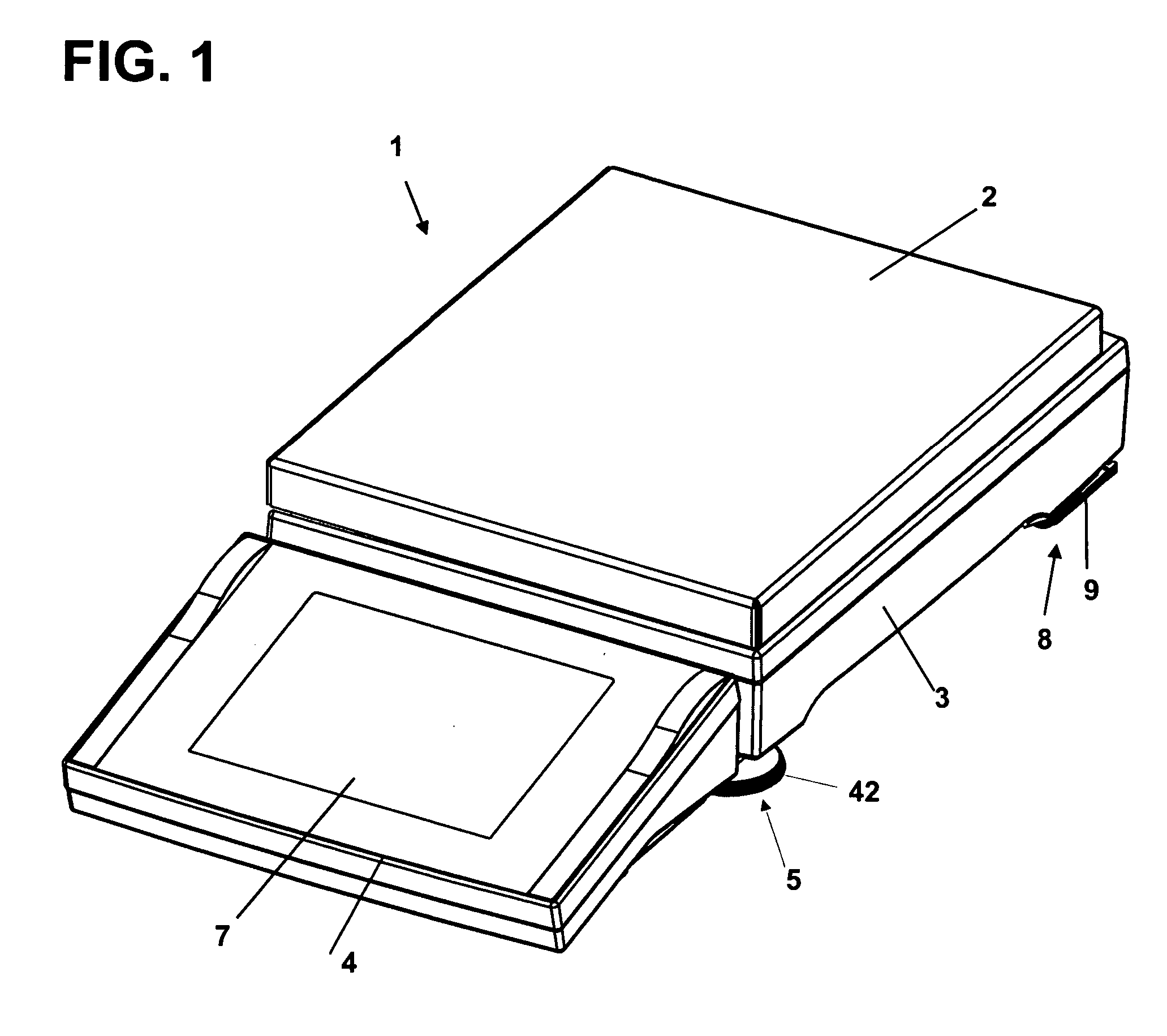 Balance with stabilizer foot device