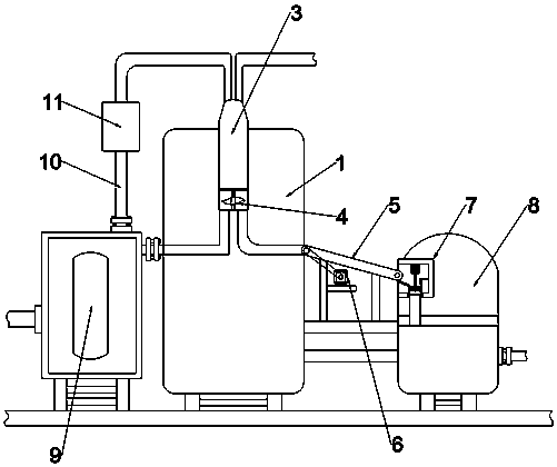 Device and method for utilizing plasmas for separating out carbon disulphate by-product hydrogen sulfide