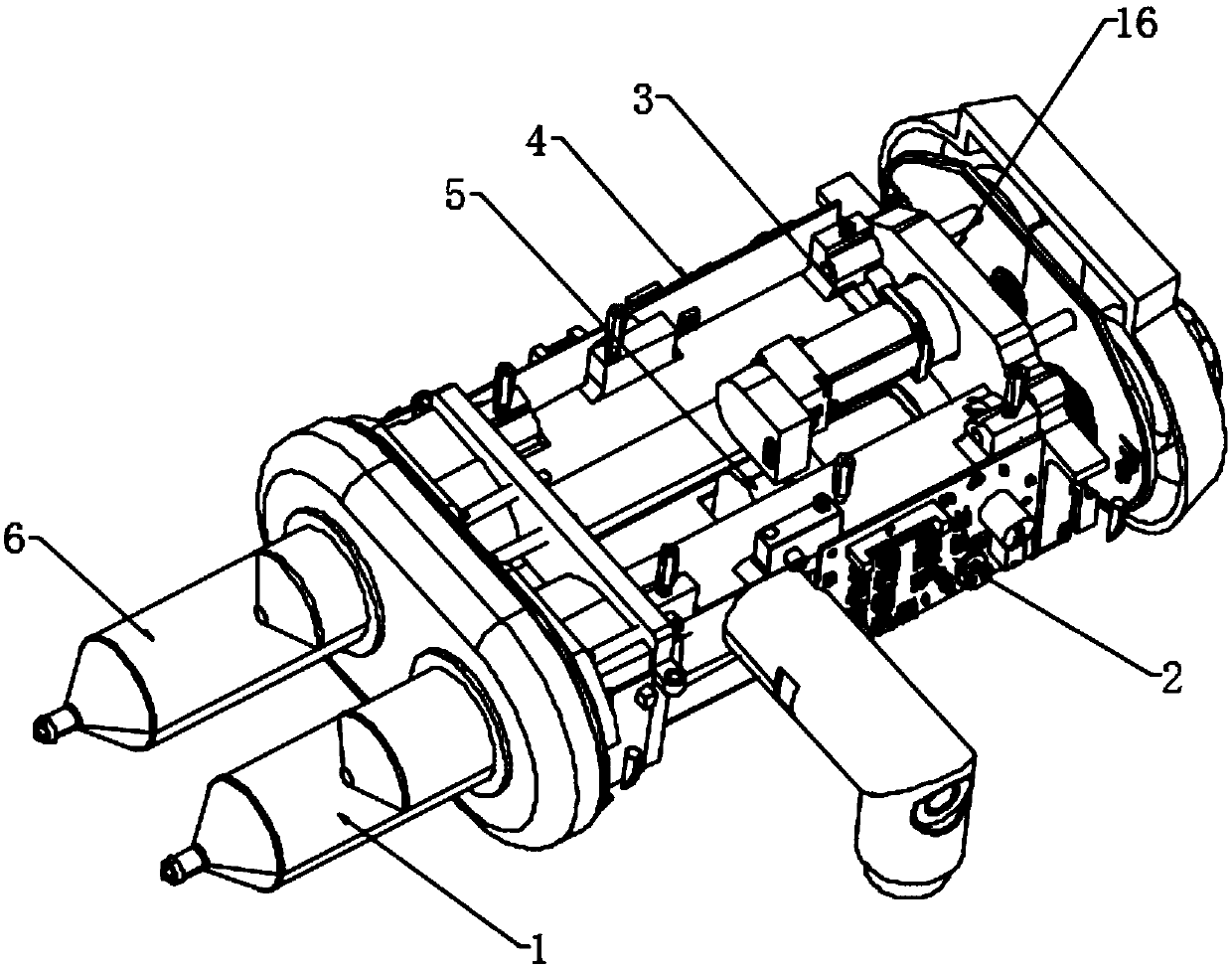 High-pressure injection system used for computed tomography angiography