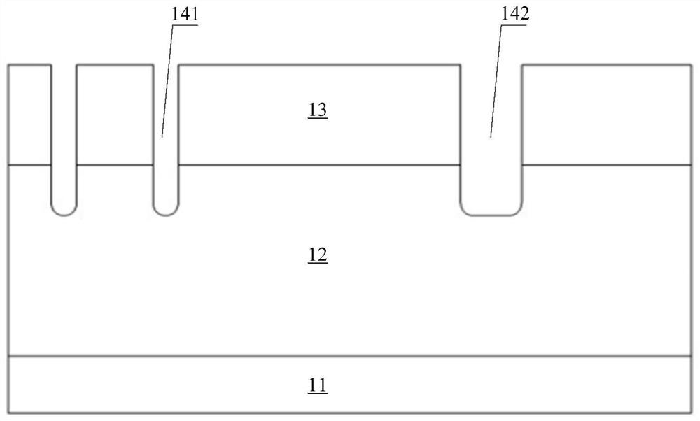 Trench gate power device and preparation method thereof