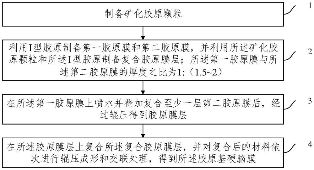 Collagen-based dura mater and preparation method thereof