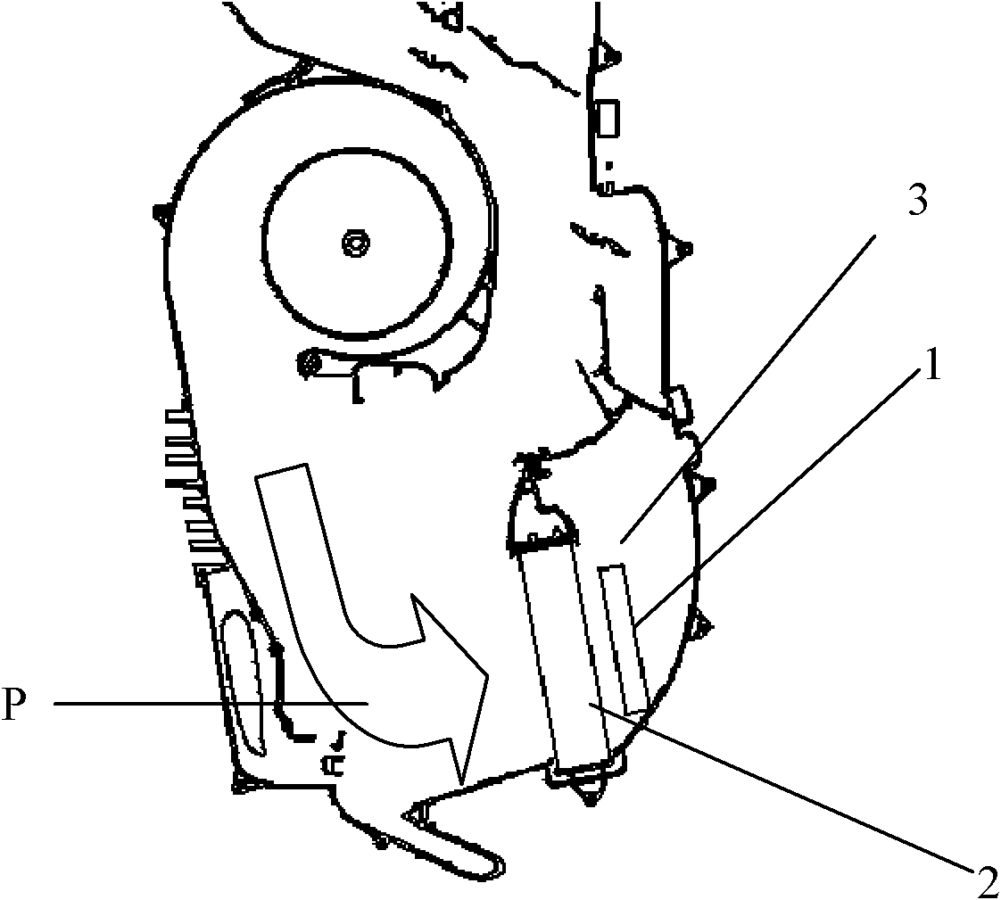 Automobile air conditioner and layout method thereof