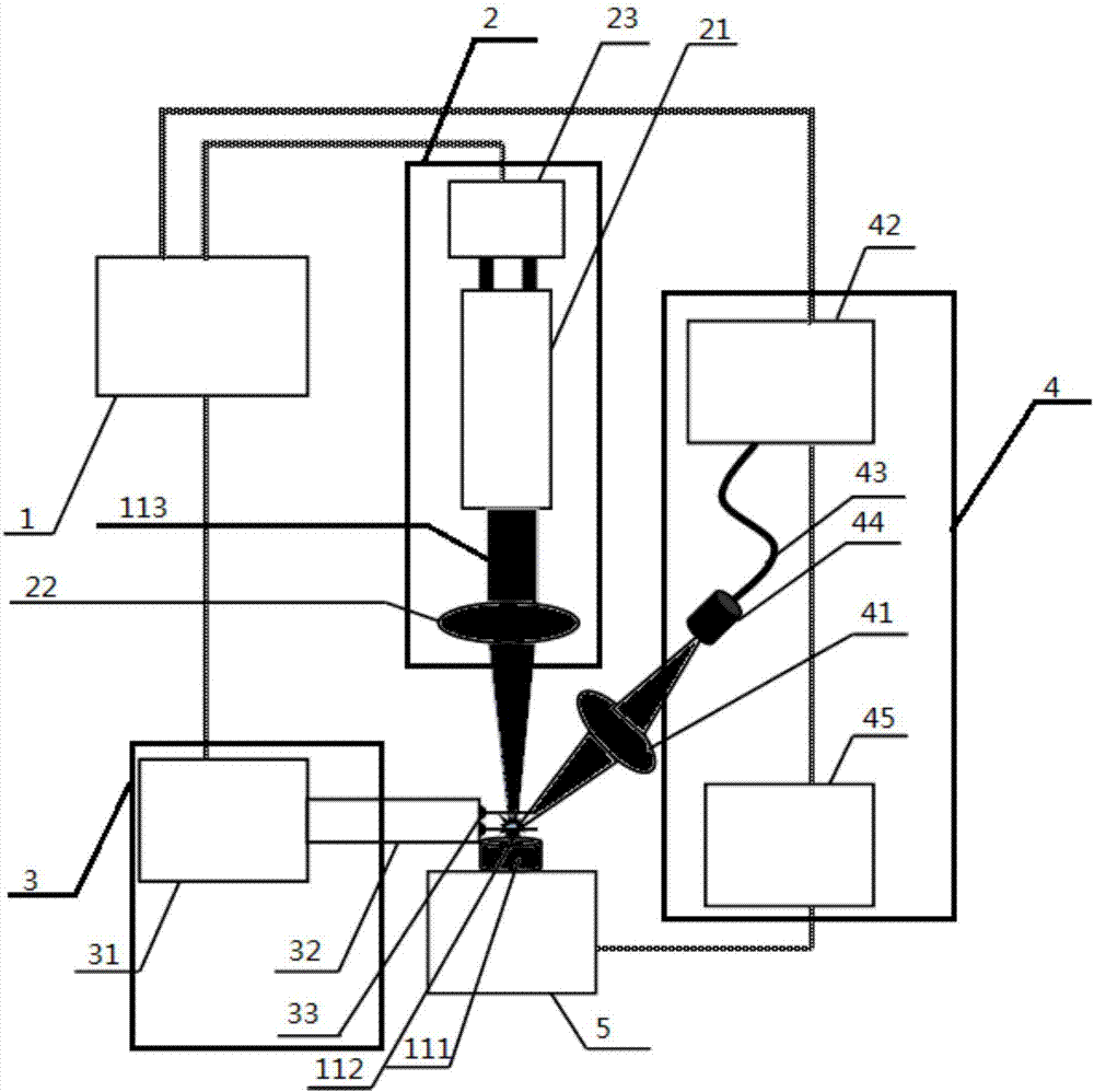 Online feed heavy metal detection device and method based on microwave assistance