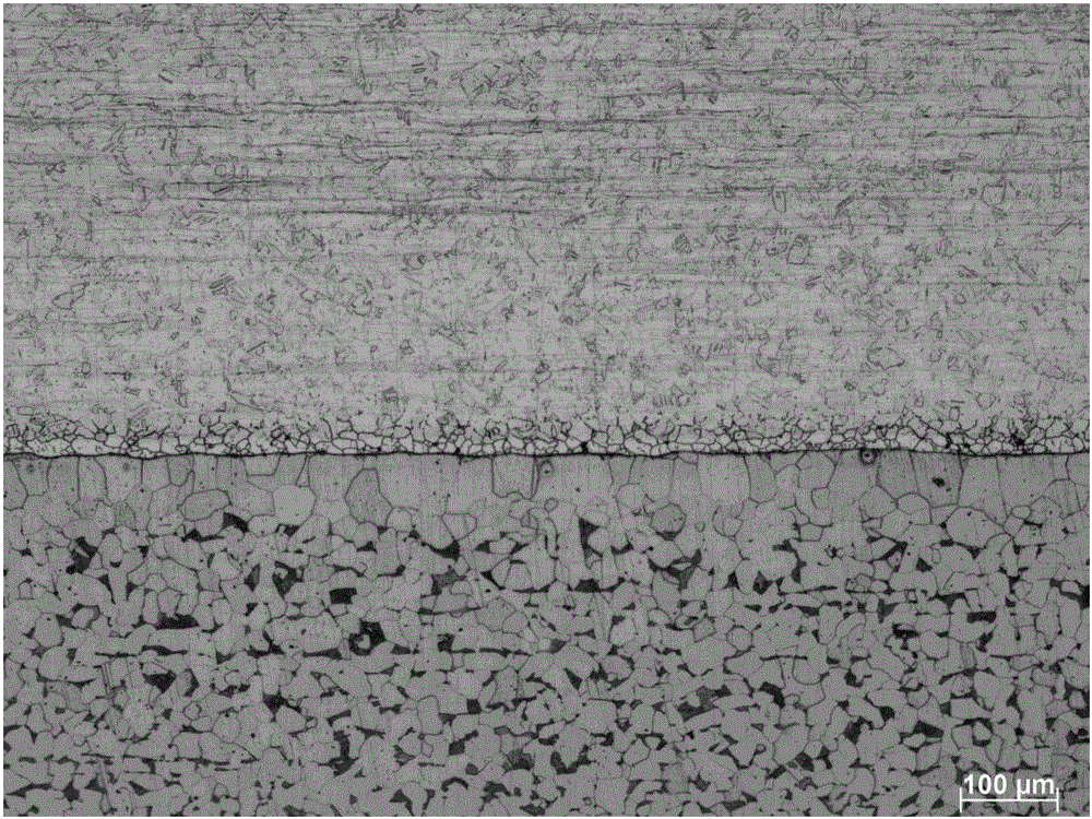 Electrolytic corrosion method of stainless steel/carbon steel composite plate metallographic structure