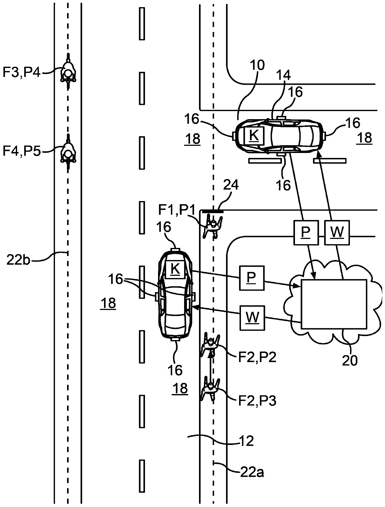 Method for providing map data in a motor vehicle, motor vehicle and central data processing device