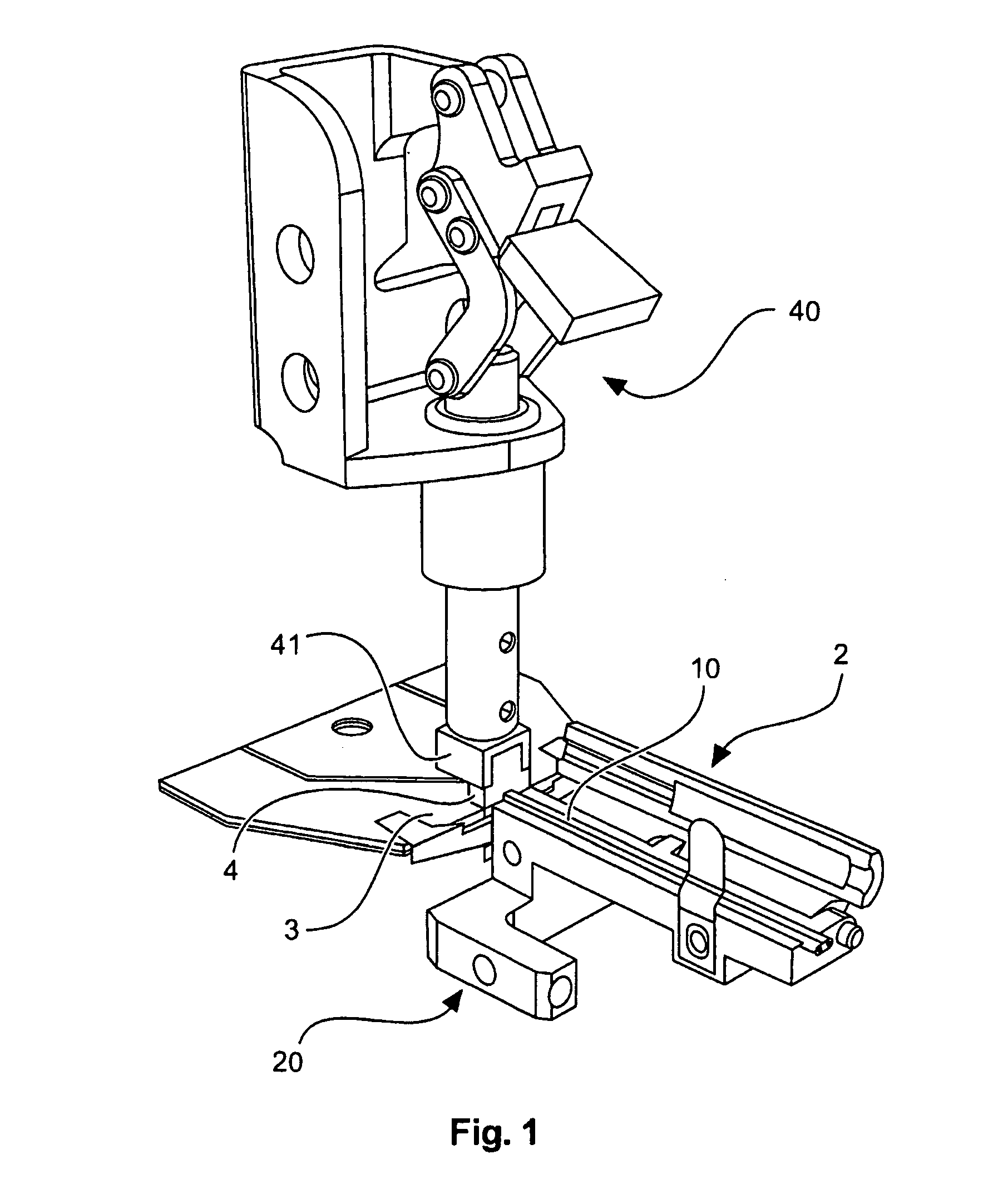 Device and a method for the reversible mechanical fixing and electrical contacting of electric conductors