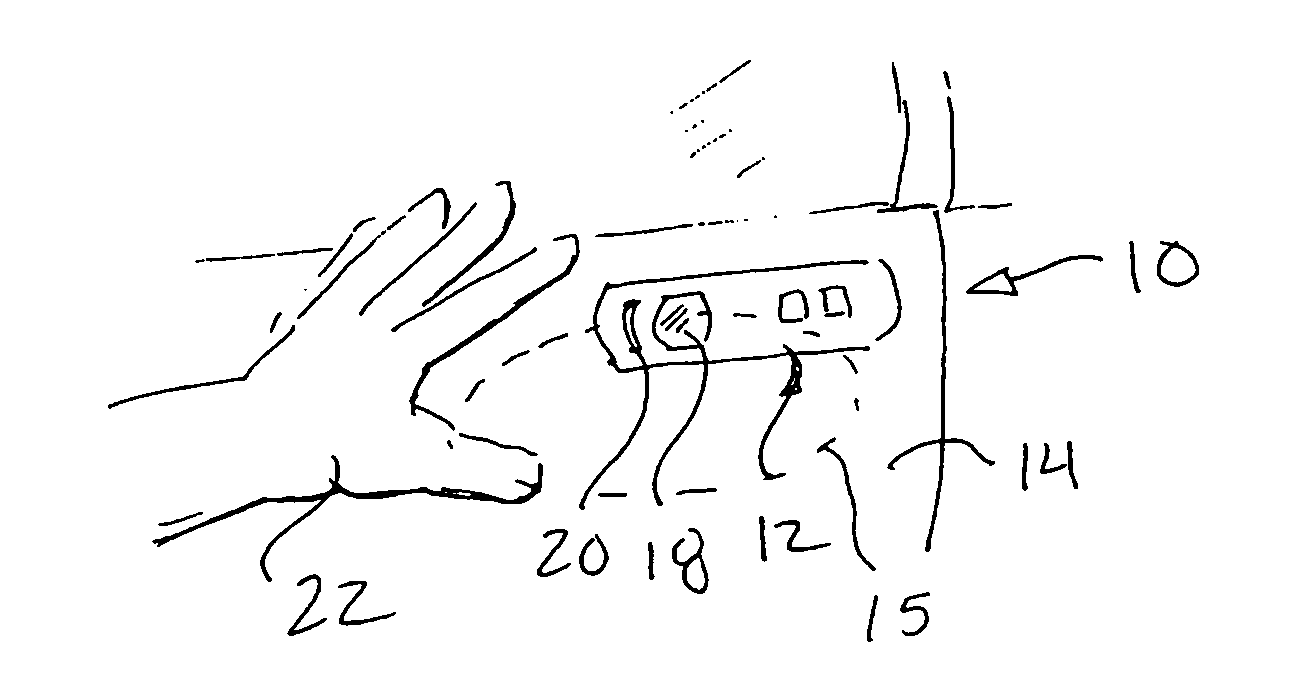 Electronic proximity switch