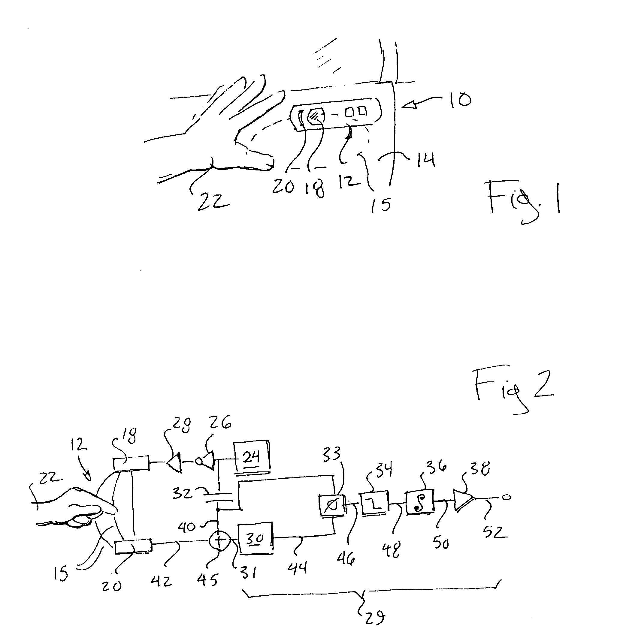 Electronic proximity switch