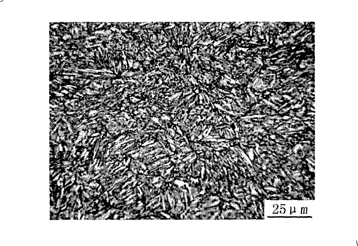 Carbides-free bainite wear resistant steel plate and production process thereof