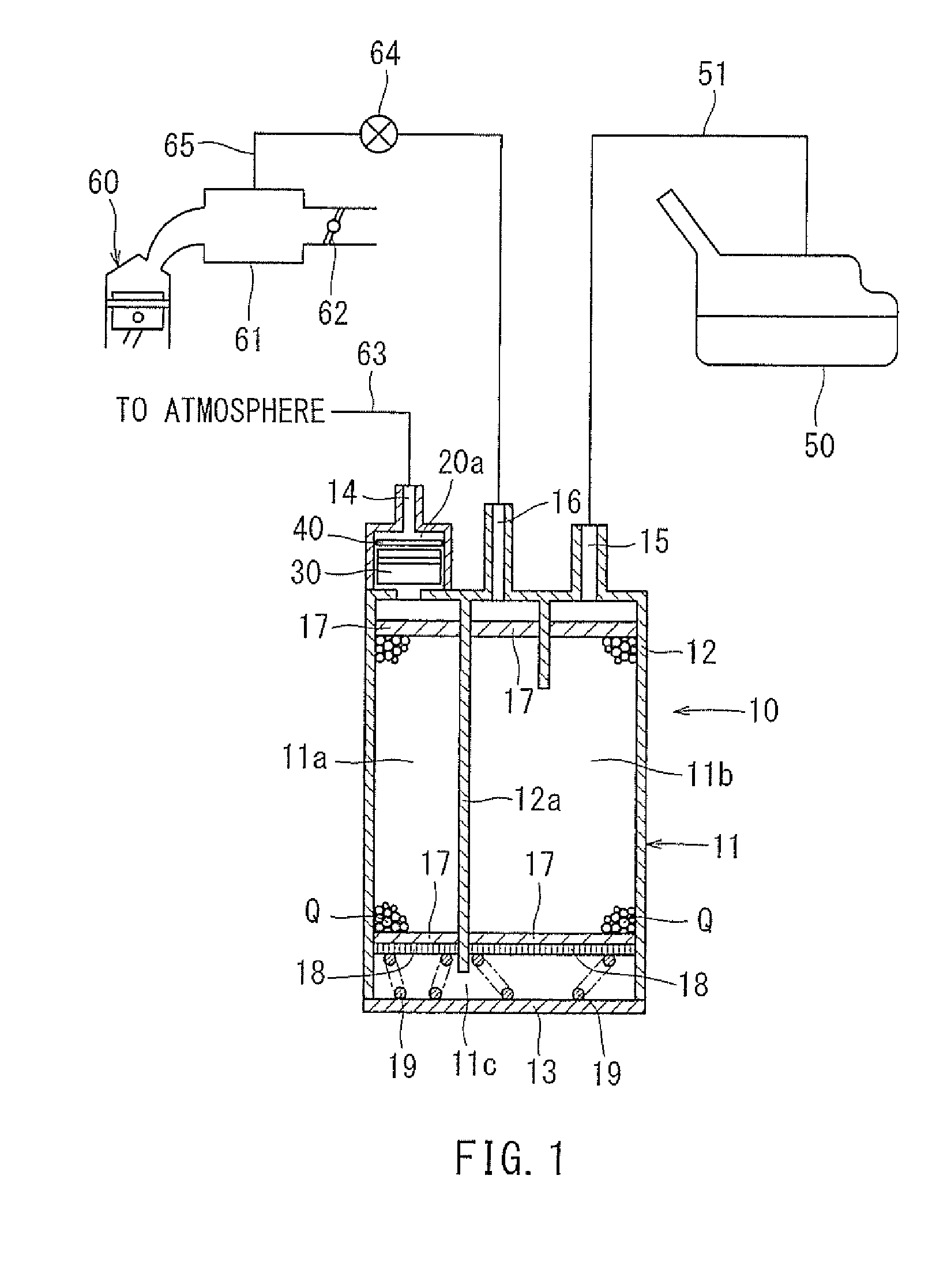 Vaporized fuel processing apparatus