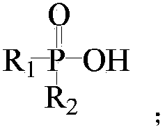 Hybrid modified salt of phosphorus-containing acid, preparation method and application thereof