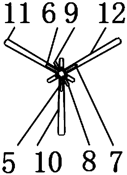 Portable hallstand in structure of mortise and tenon connection