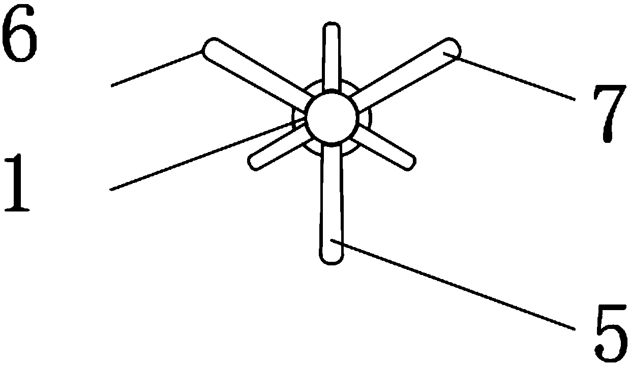 Portable hallstand in structure of mortise and tenon connection