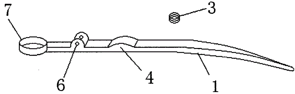 Pry force type tooth extraction forceps