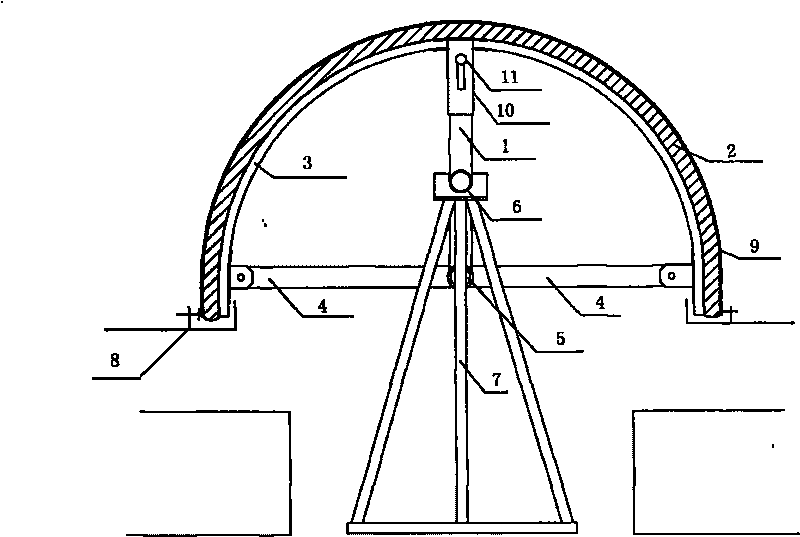 Manufacturing method for root part of megawatt wind turbine blade