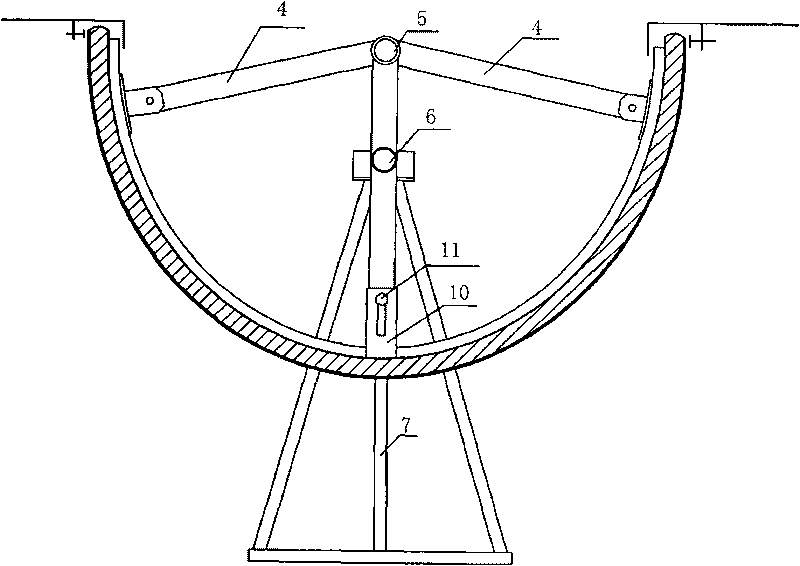 Manufacturing method for root part of megawatt wind turbine blade