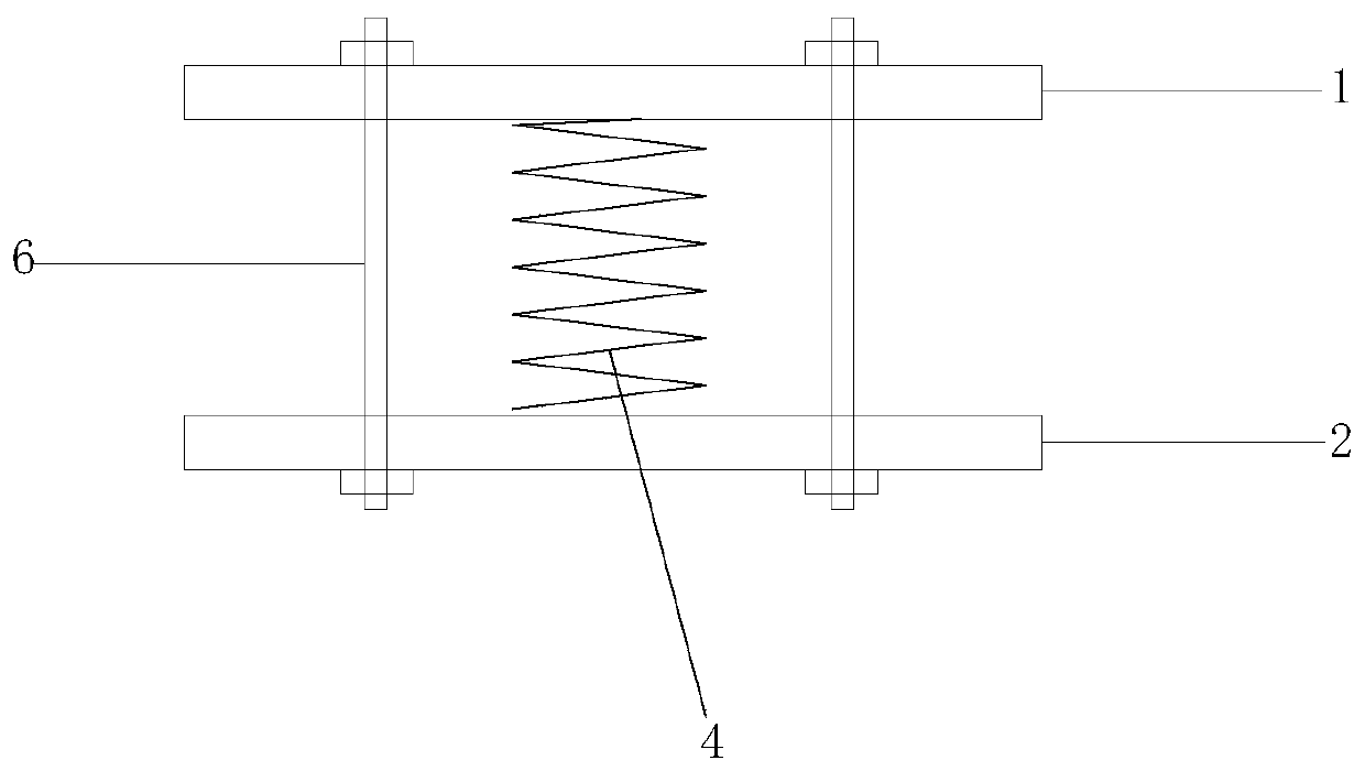 Variable-rigidity vertical vibration isolation/ seismic isolation support