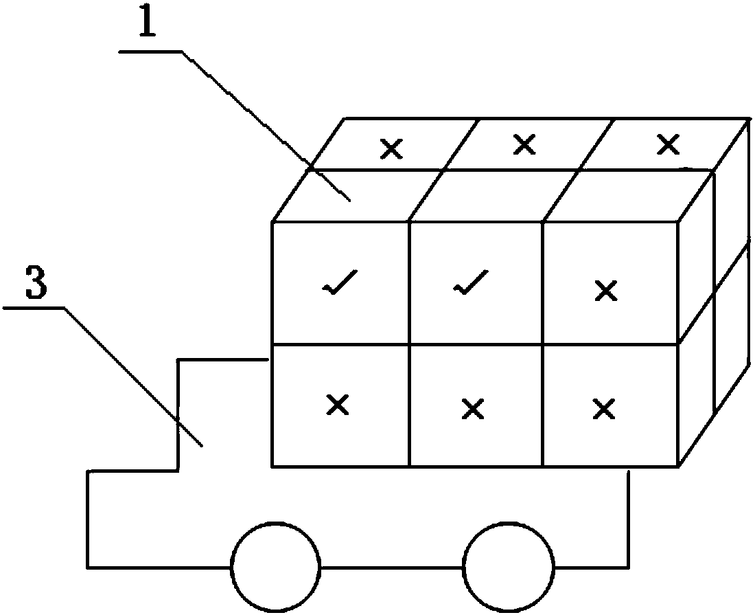 Logistics intelligent box, transportation device, transportation system and working method