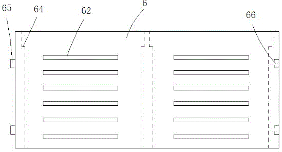 Spliced detecting device capable of measuring dissolved oxygen at mud-water interface in situ on large scale and detecting method thereof