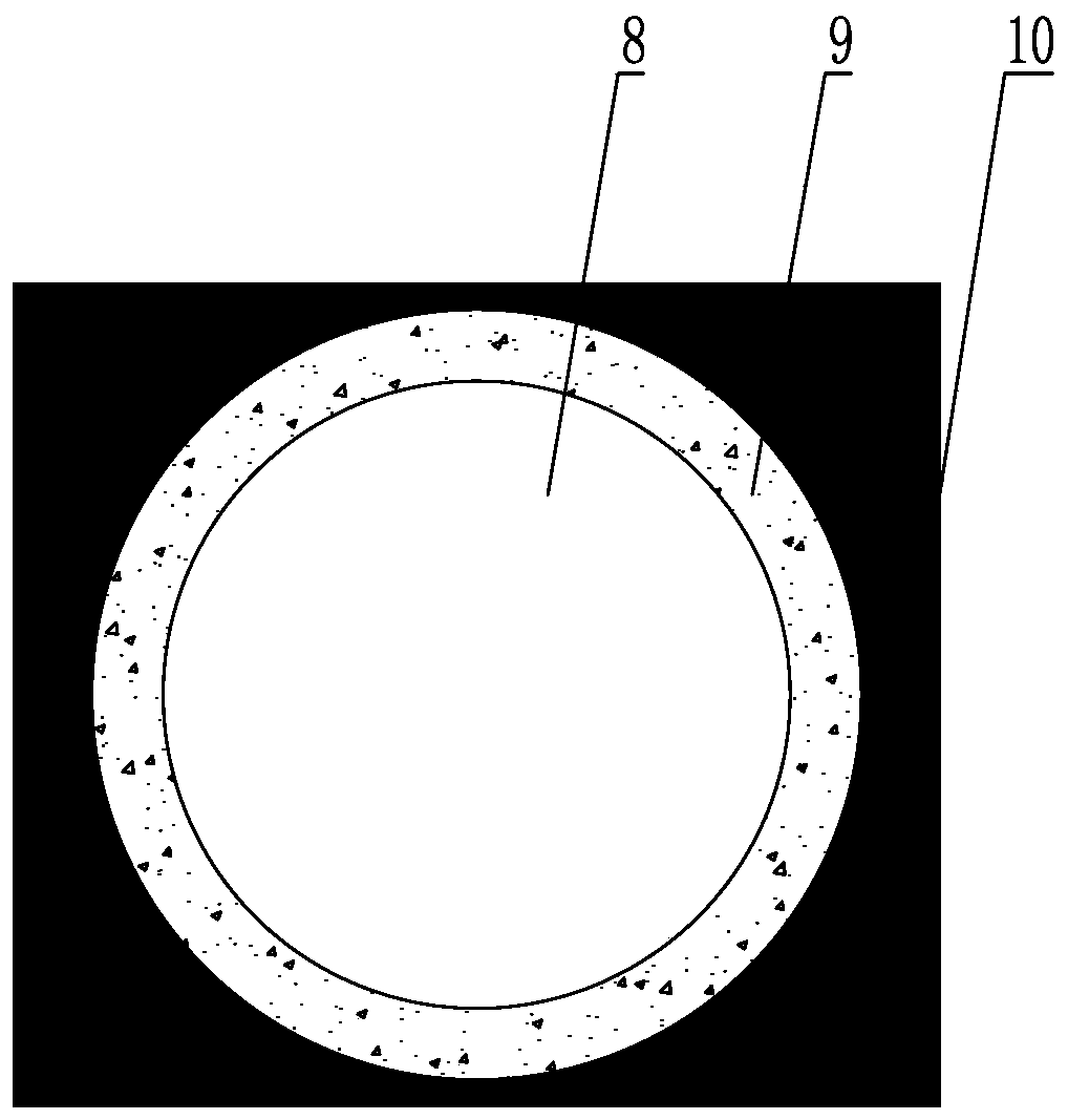 Liquid crystal polarization type illumination lamp with invisible cue word function