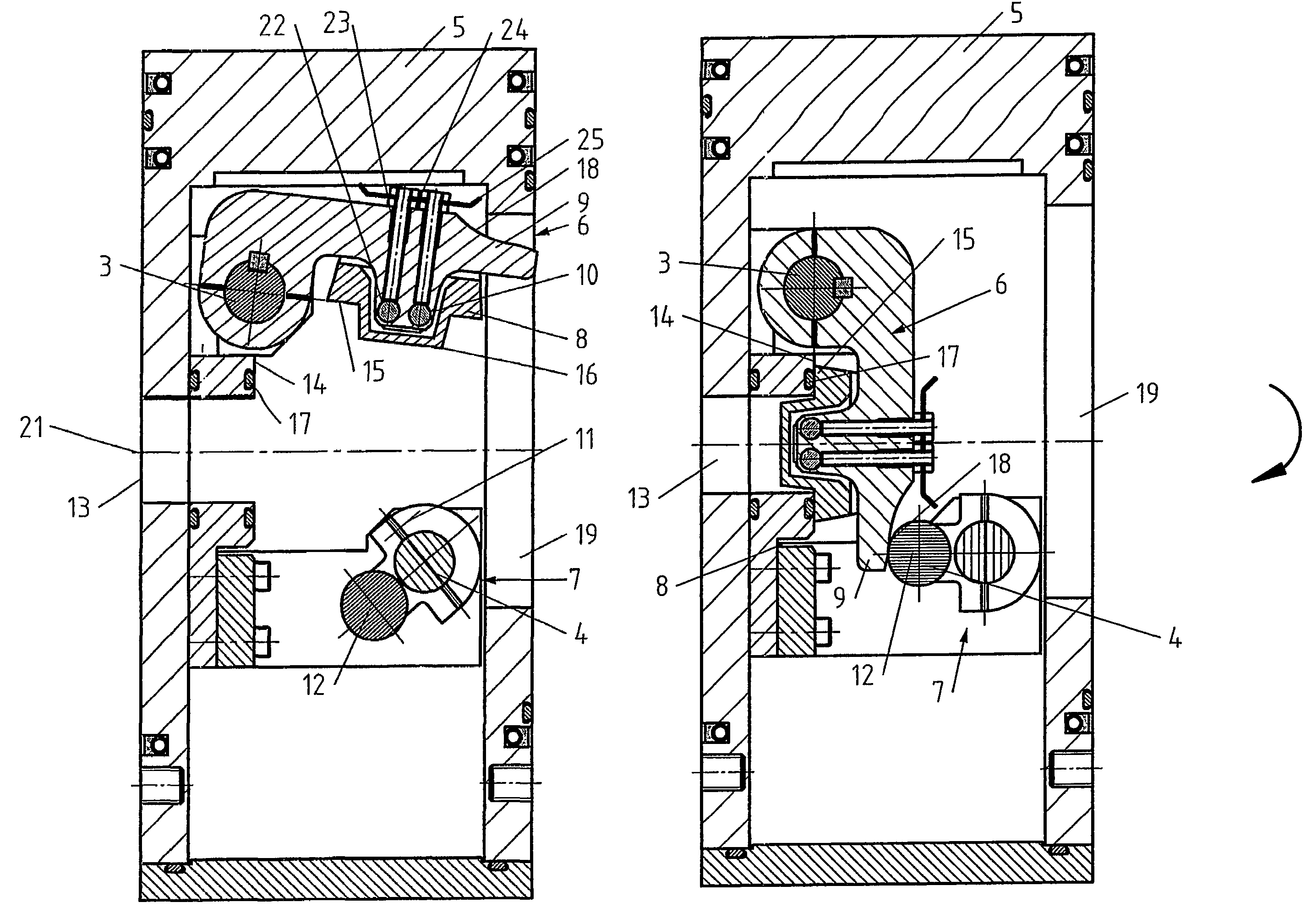 Coating plant with a charging lock and device therefor