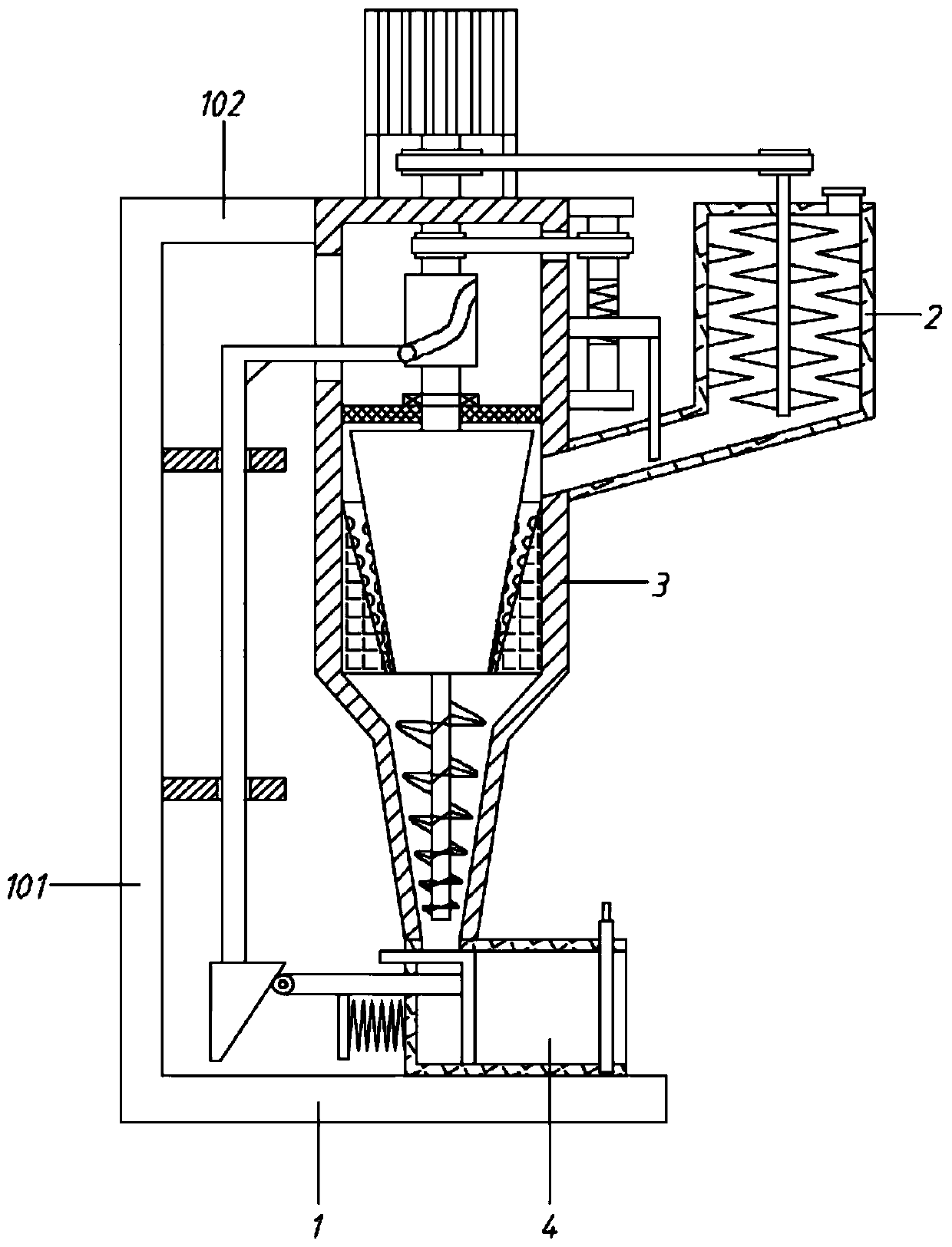 Efficient coal multi-stage crushing equipment for coal mine exploitation