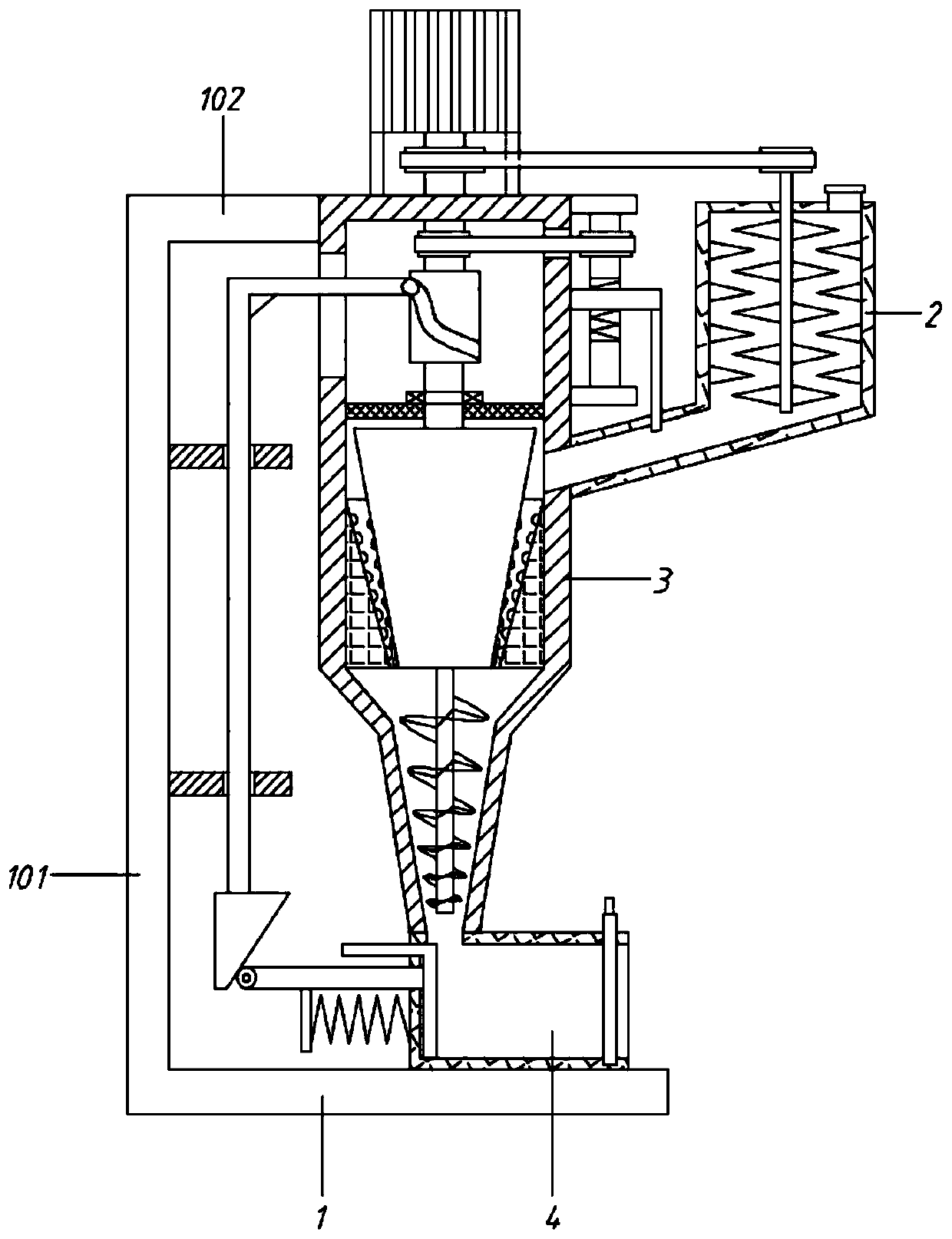 Efficient coal multi-stage crushing equipment for coal mine exploitation