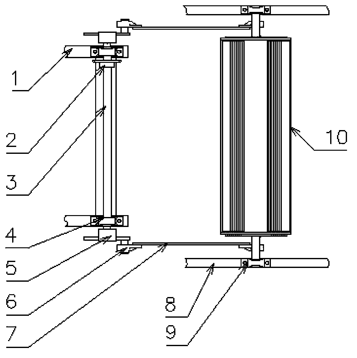 Rubber stacking mechanism for tire automatic production line