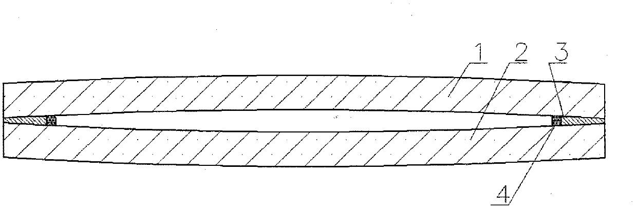 Convex vacuum glass, flat plate vacuum glass and preparation method thereof