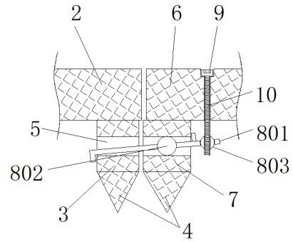 A prefabricated aqueduct structure for river and lake water systems that is convenient for sand extraction